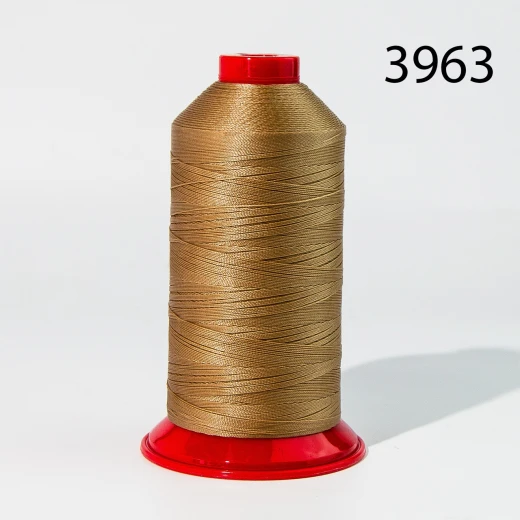 Нитка POLYART(ПОЛИАРТ) 40/30/20 колір 3963  , для пошиття чохлів на автомобільні сидіння і кермо